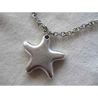 Kette mit Metall-Stern