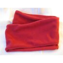 Loopschal aus Fleece, rot