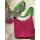 Filztasche Patchwork-Look, Grün / Pink Tasche